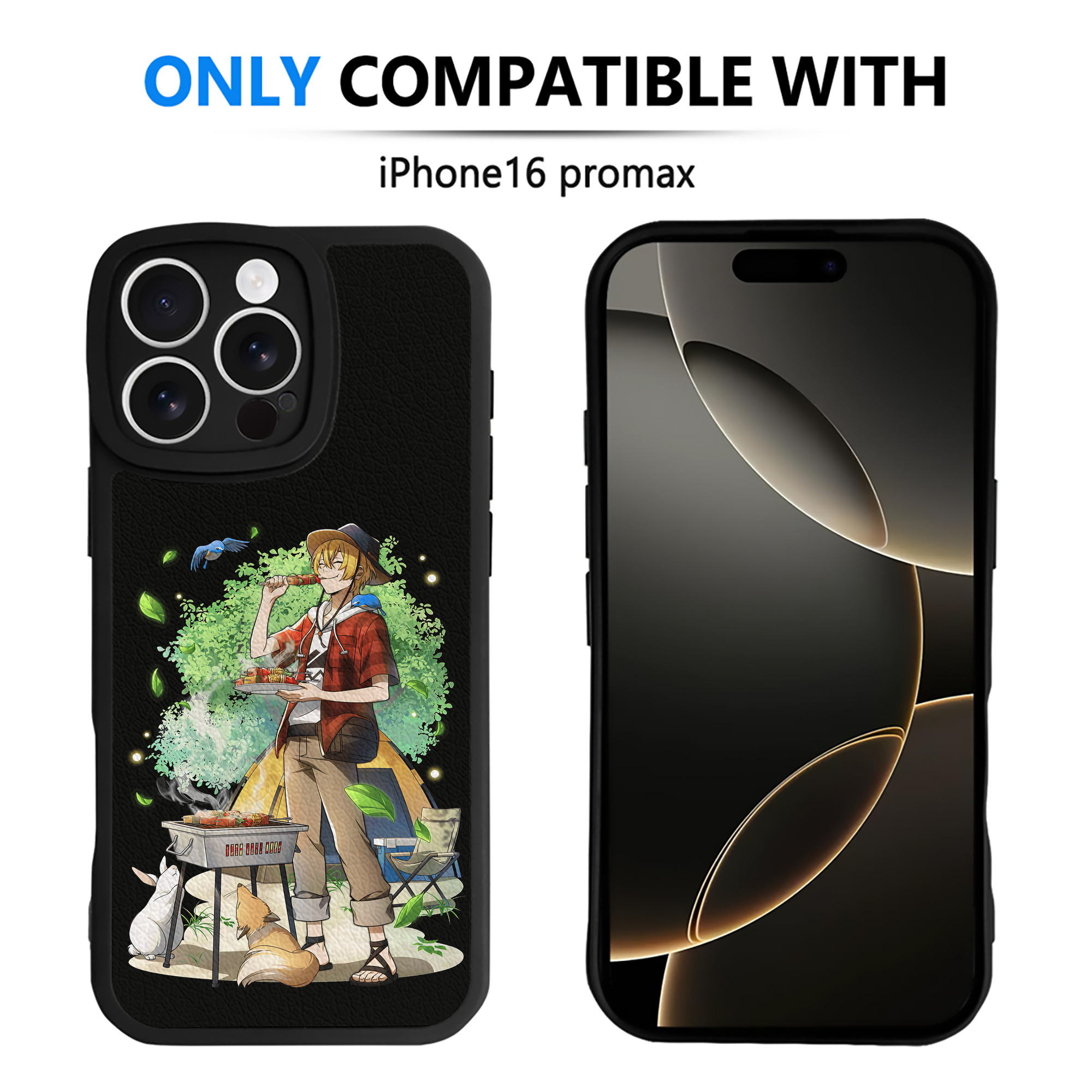 （画像用） 文豪ストレイドッグス Bungo Stray Dogs 【iPhone 16シリーズ対応】シリコンスマホケース（レザー調） 材質：シリコン